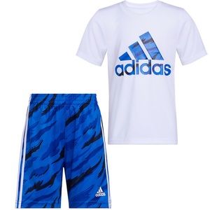 Boy’s Adidas short sleeve and shorts set